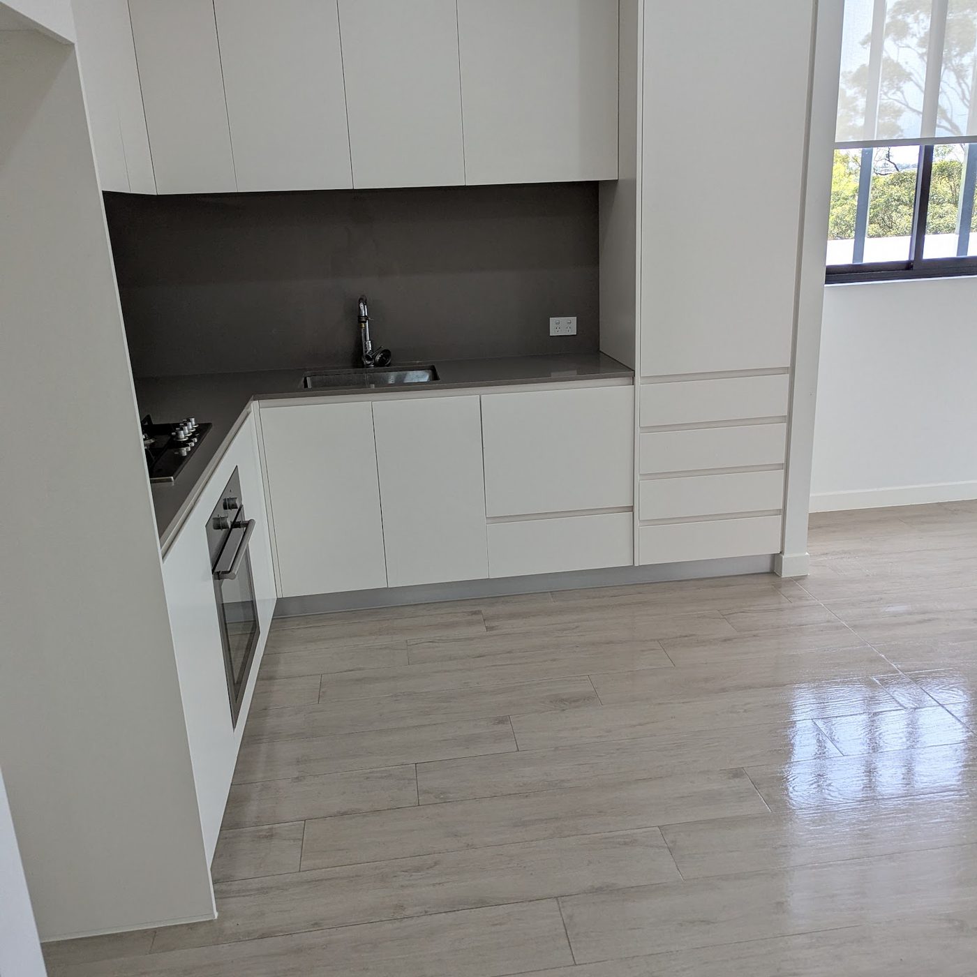Freshly cleaned kitchen